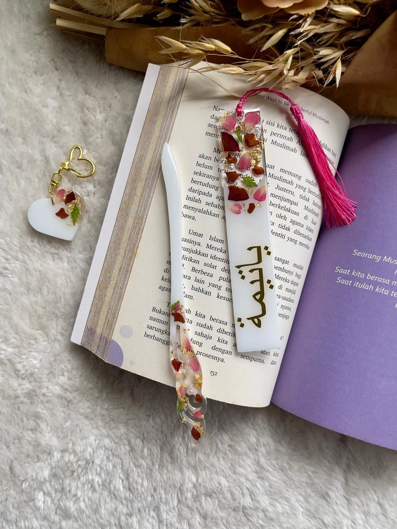 Resin Bookmark & Pointer Set (Customisable)