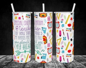 SKINNY TUMBLERS - TEACHERS DAY