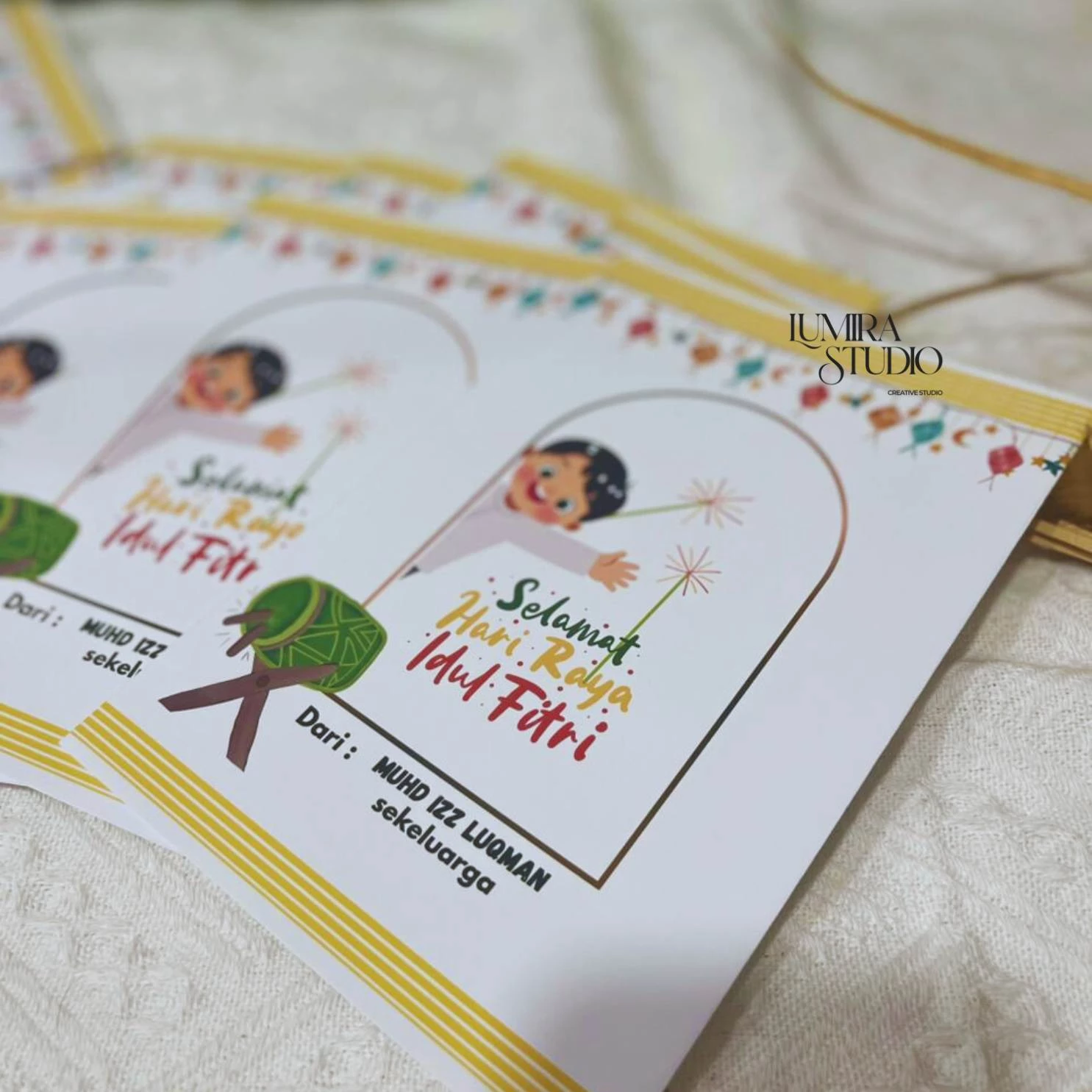 Personalized Raya/Birthday Goodies Packet - 50pcs